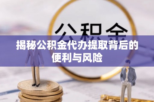 唐县揭秘公积金代办提取背后的便利与风险