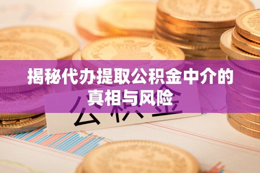 唐县揭秘代办提取公积金中介的真相与风险