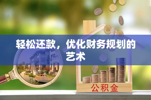 唐县轻松还款，优化财务规划的艺术