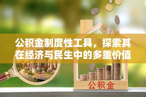 唐县公积金制度性工具，探索其在经济与民生中的多重价值