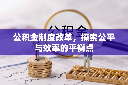 唐县公积金制度改革，探索公平与效率的平衡点