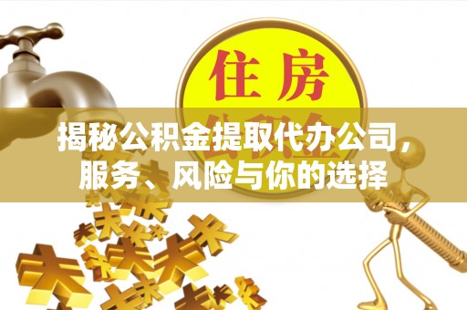 唐县揭秘公积金提取代办公司，服务、风险与你的选择