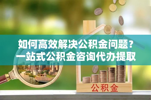 唐县如何高效解决公积金问题？一站式公积金咨询代办提取服务全解析