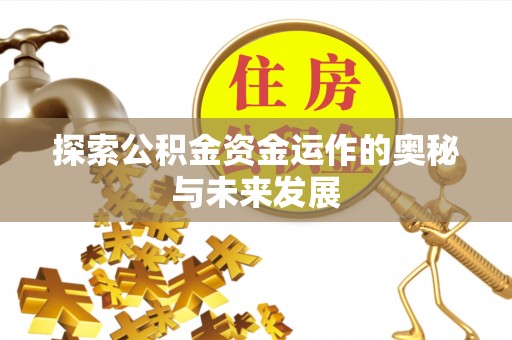 唐县探索公积金资金运作的奥秘与未来发展