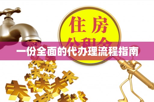 唐县一份全面的代办理流程指南